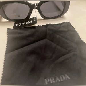 Prada PR17WS  Ladies Sunglasses - Grey & Black